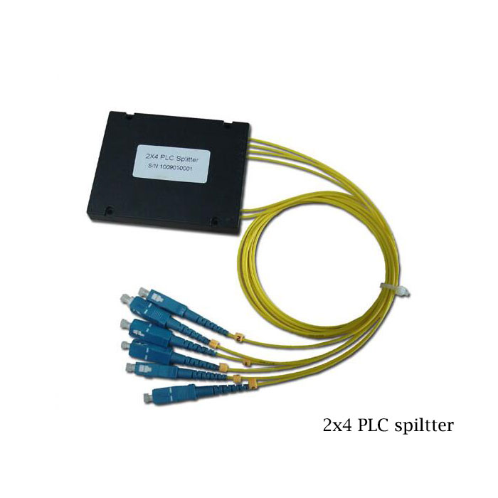 Module type optical splitter 2x4 ABS Cassette PLC Splitter - Haga click en la imagen para cerrar